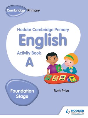 cover image of Hodder Cambridge Primary English Activity Book a Foundation Stage